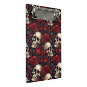 Een schedel en Rozen serie Design 10 Mini Klembord (Schuin)