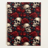 Een schedel en Rozen serie Design 10 Planner (Voorkant)