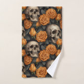Een schedel en Rozen serie Design 11 Bad Handdoek (Handdoek)
