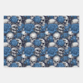 Een schedel en Rozen serie Design 12 Inpakpapier Vel (Voorkant 2)