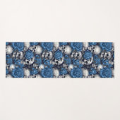 Een schedel en Rozen serie Design 12 Yogamat (Voorkant (horizontaal))