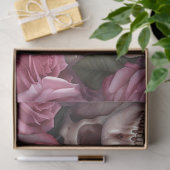 Een schedel en Rozen serie Design 4 Tissuepapier (Geschenk)