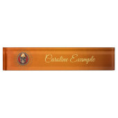 Een schedel naambordje (Voorkant)