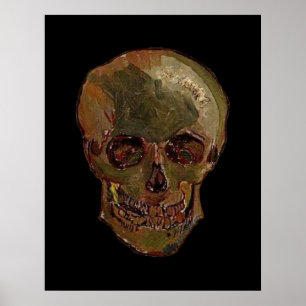 Een schedel van Vincent van Gogh Poster