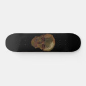 Een schedel van Vincent van Gogh Skateboard (Horizontaal)