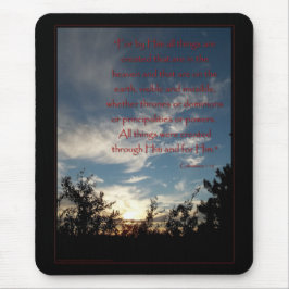 Eén schepper muismat