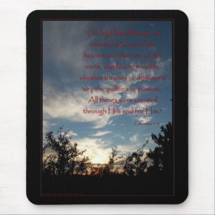 Eén schepper muismat