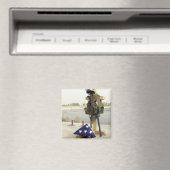 Een scherm met dode soldaten magneet (Insitu (Vaatwasser))