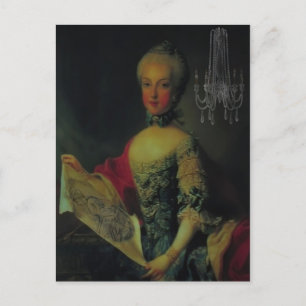 Een schets van haar lot ~ Briefkaart / Uitnodiging