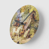 Een schets voor 'Foresters Stalking Deer' (olie bo Ronde Klok (Hoek)