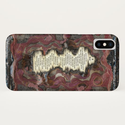 Een scheur Case-Mate iPhone case (Achterkant (horizontaal))