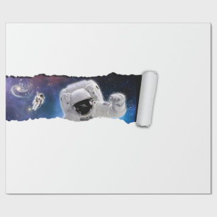 Een scheur in de ruimte - Astronaut Alien Encounte Cadeaupapier