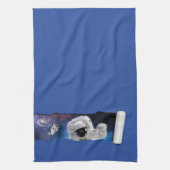 Een scheur in de ruimte - Astronaut Alien Encounte Theedoek (Verticaal)