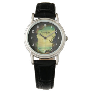 Een Schilderachtig foto van een tropisch Zee neger Horloge