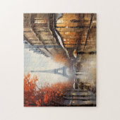 Een Schilderachtig Herfst in de Lichtstad, Parijs Legpuzzel (Verticaal)