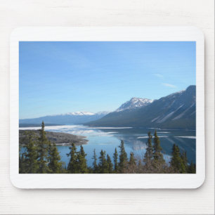 Een Schilderachtig Uitzicht in Skagway, Alaska Muismat