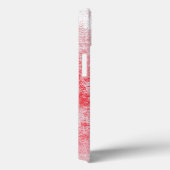 Een schilderij van een rode hemel met bomen Case-Mate iPhone case (Achterkant / Rechts)