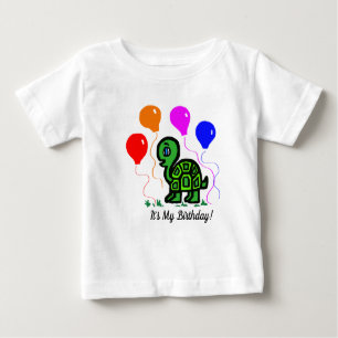Een schildpad en ballonnen T-shirt