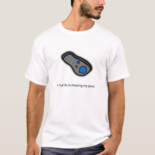Een schildpad steelt mijn hond t-shirt