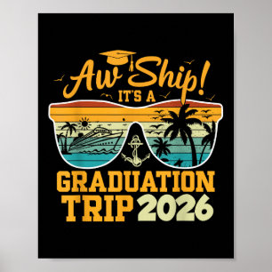 Een schip! Het is een Afstuderen reis 2026 Cruise  Poster