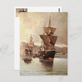 een schip in zee 04 briefkaart (Voorkant / Achterkant)