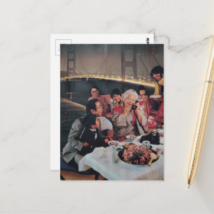 Een Schitterend Diner bij de Brug Briefkaart