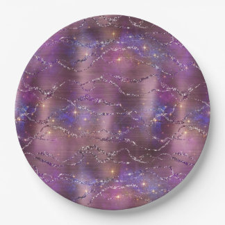 Een schitterende Galaxy Series ontwerp 5 Papieren Bordje
