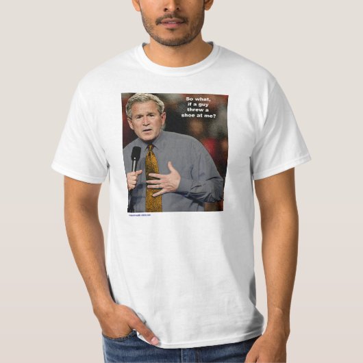 Een schoen op de Struik gooien T-shirt (Voorkant)