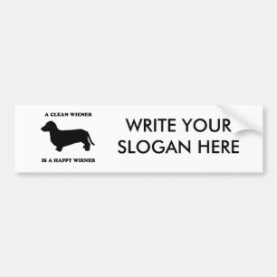 Een schone vrouw is een vrolijke vrouw bumpersticker