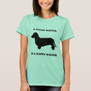 Een schone vrouw is een vrolijke vrouw t-shirt
