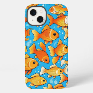 Een school goudvissen is gelukkiger iPhone 13 hoesje