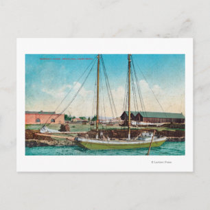 Een Schooner ScenePetaluma, CA Briefkaart