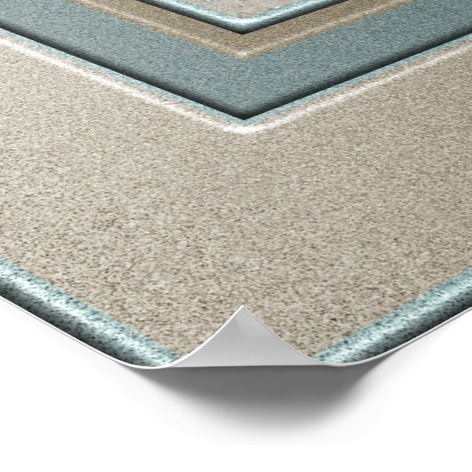 Een schoonheid in oostkust van William Wontner Poster (Hoek)