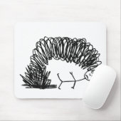 Een schoorsteentekening muismat (Met muis)