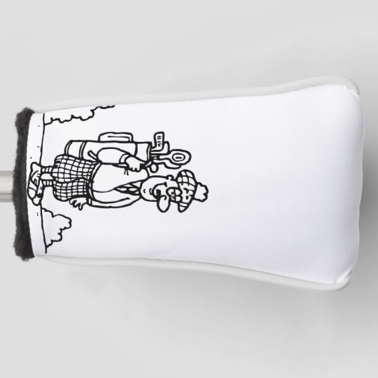 Een Schotse golfer Golfheadcover (Voorkant)