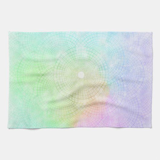 Een schouderblad van Pastel Kitchen Towel Theedoek (Horizontaal)