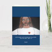 EEN SCHRIFT VOOR UW 1e VERJAARDAG Kaart (Achterkant)