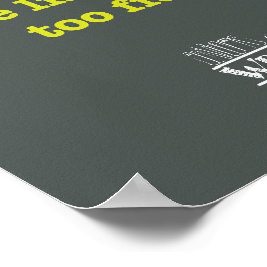 Een schrijver irriteren. poster (Hoek)