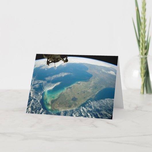 Een schuine Florida, aan de zuidoostelijke kust Kaart (Voorkant)