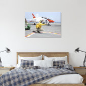 Een schutter aan boord van de vliegtuig vervoerder canvas afdruk (Insitu (Slaapkamer))