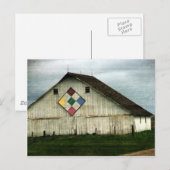 Een schuur die ooit was briefkaart (Voorkant / Achterkant)