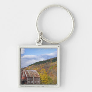 Een schuur in Vermont's Green Mountains. Hancock, Sleutelhanger