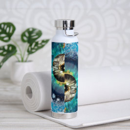 Een sci-fi uitzicht van een mysterieus universum waterfles