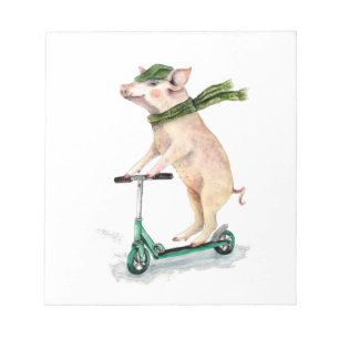 Een scooter maken notitieblok