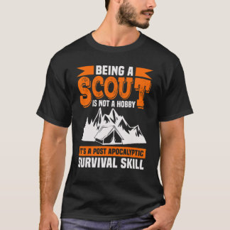 Een scout zijn is geen hobbycouting t-shirt