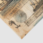 Een Scrappy nautische serie ontwerp 15 Tissuepapier (Detail)