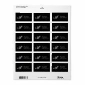 Een Script "Diamond Bling"-label Etiket (Full Sheet)