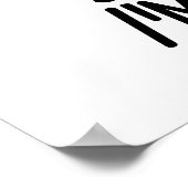 Een seconde maar, ik stink grappige kaaswoordspeli poster (Hoek)