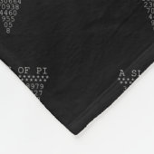 Een segment van de Pi-driehoek Fleece Deken (Hoek)