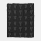 Een segment van de Pi-driehoek Fleece Deken (Voorkant)